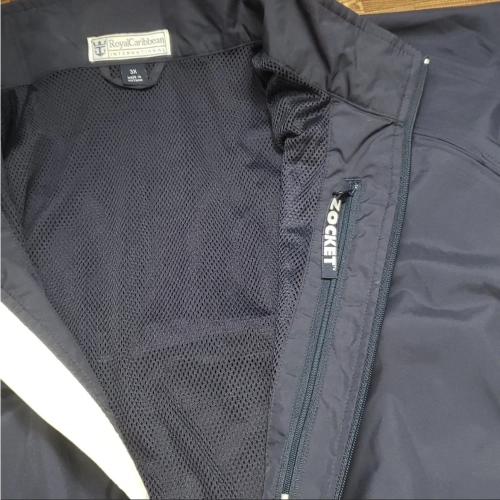 Royal Caribbean Windbreaker Jacket size 3X - Picture 5 of 10